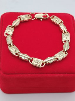 Bratara New Medusa placat cu aur 14k