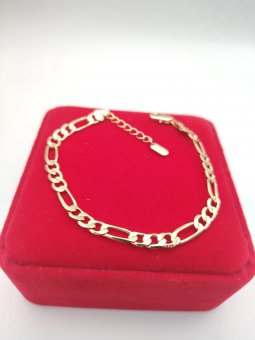 Bratara New Style 4 mm latime-placata cu aur 14k