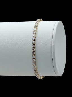 Bratara White gold placata cu aur