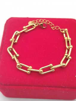 Bratara Zaly placata cu aur 18k