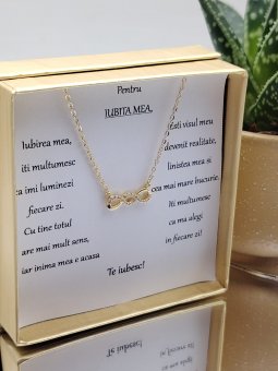 Cadou Sotie-placat cu aur 14k