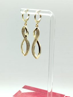Cercei All New placati cu aur 14k