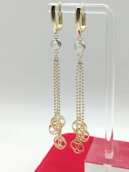 Cercei C&C NEW -placati cu aur 14k