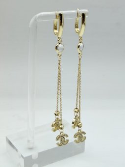 Cercei C&C New-placati cu aur 14k