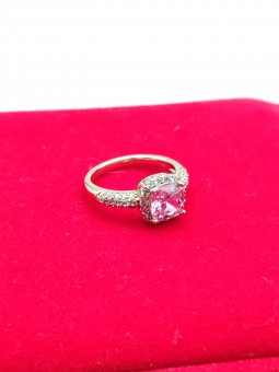 Inel fix New Rose placat cu aur 14k