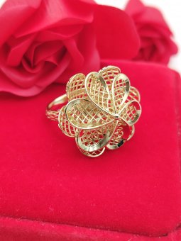 Inel Rose placat cu aur 14k