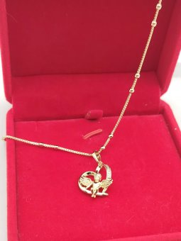 Lant Angel placat cu aur 14k