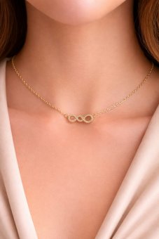 Lant Elegance -placat cu aur 14k