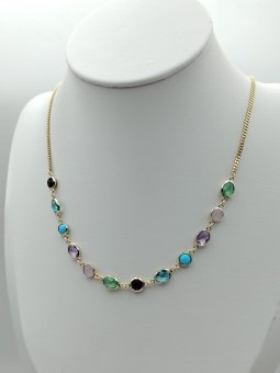 Lant Gems placat cu aur 14k