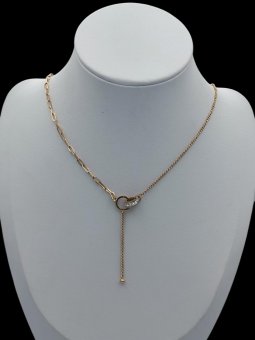 Lant Iconic placat cu aur 18k