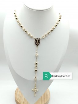 Rozariu  Magic Life 4 din Otel inoxidabil placat cu AUR 14K