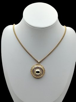 Lant Medusa Dop placat cu aur 14k