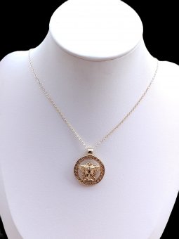 Lant Medusa New placat cu aur 14k