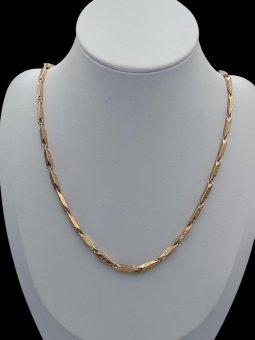 Lant Mens placat cu aur 18k