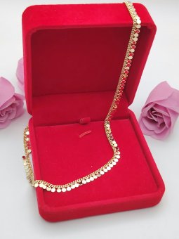 Lant Salba  - placat cu aur 14k