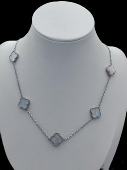 Lant Silver Trifoi'' placat cu aur 14K