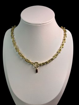 Lant Simple placat cu aur 14k