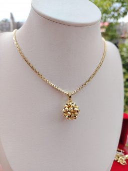 Lant Strugure placat cu aur 14k