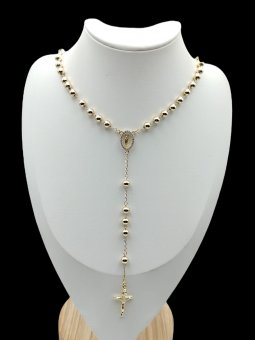 Rozariu Magic Life placat cu aur 14k