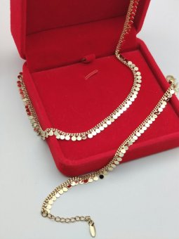 Set  Salba placat cu aur 14k