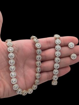Set Angelic Gold placat cu aur 14k
