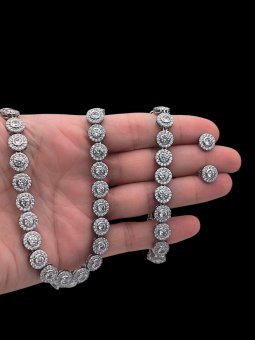 Set Angelic Silver placat cu aur 