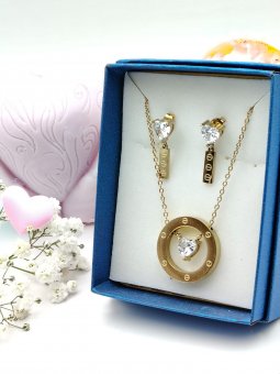 Set Sunday placat cu aur 14K