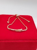 Bratara Tennis Cui Gold -placata cu aur 14k