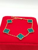Bratara Green Trifoi placata cu aur 14k