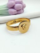 Bratara Medusa fixa -placata cu aur 18k
