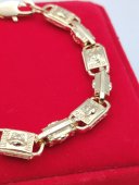 Bratara New Medusa placat cu aur 14k
