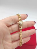 Bratara One Pantera placata cu aur 14k
