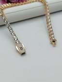 Bratara Tennis Monaco placata cu aur 14k