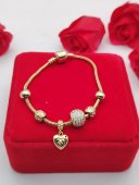 Bratara tip Pandora -placata cu aur 14k