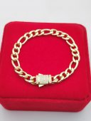Bratara White Monaco - Cartier - 8 mm- placata cu aur 14k