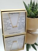 Cadou Iubita/Sotie-placat cu aur 14k