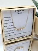 Cadou Mama-placat cu aur de 14k
