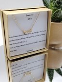 Cadou Sotie-placat cu aur 14k