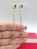 Cercei C&C NEW -placati cu aur 14k