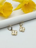 Cercei Trifoi Gold-placati cu aur 14k