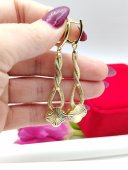 Cercei Wrap placati cu aur 14k