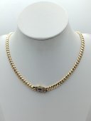 Colier Monaco 2 placat cu aur 14k -6mm