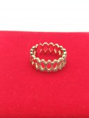 Inel Angles reglabil-placat cu aur 14k