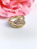 Inel By Me placat cu aur 14k