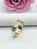Inel Cartier reglabil placat cu aur 14k