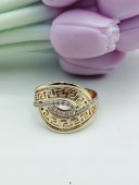 Inel Medusa Gold placat cu aur 14k