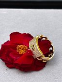 Inel Monaco-10mm placat cu aur 14K