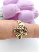 Inel New Medusa placat cu aur 14k