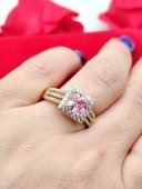 Inel Pinky placat cu aur 14k