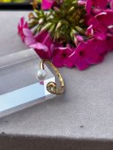 Inel reglabil Pearl placat cu aur 14k